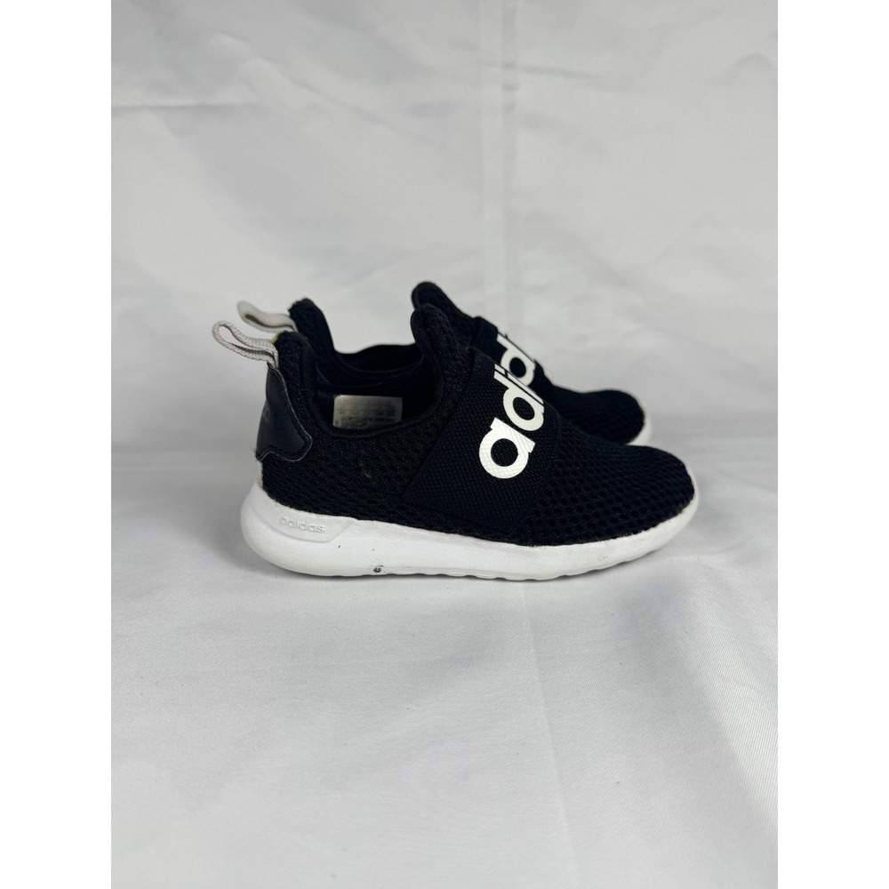 Adidas Lite Racer Adapt 4.0 GW2778 Toodler Kids 6 Sneakers Black Slip On Shoes